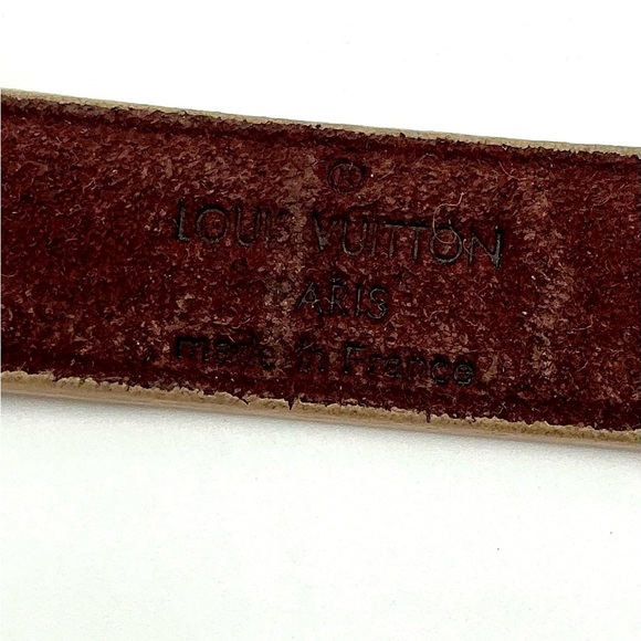 Louis Vuitton Tan Leather Good Luck Bracelet #890 - Picture 2 of 3